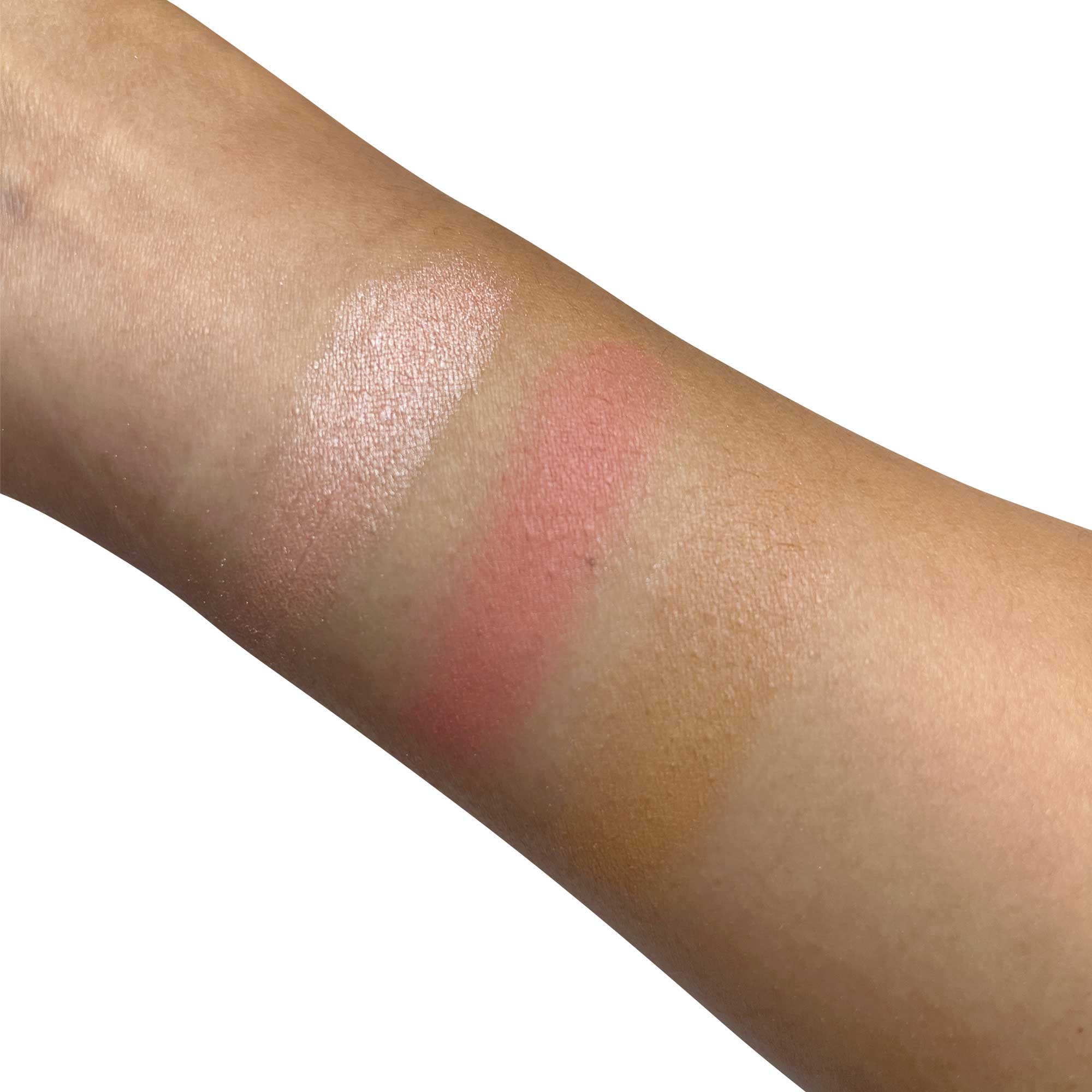 Flourea Pro Cheek Palette – Blendable Blush, Bronzer & Highlighter for a Sculpted Glow