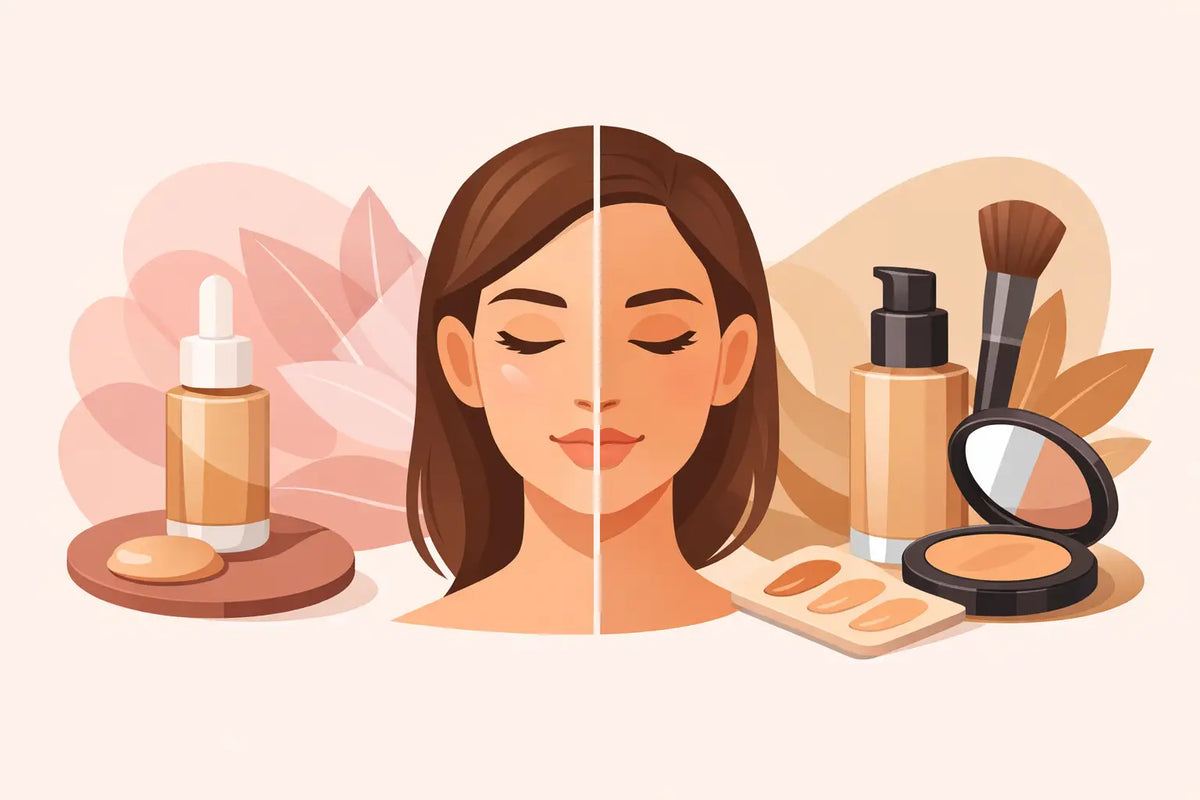 Skin Tint vs Foundation for Sensitive Skin