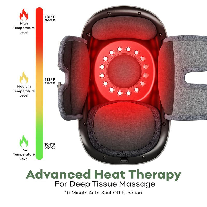 Revolutionary Knee Massager with Soothing Red Light Therapy for Ultimate Relaxation