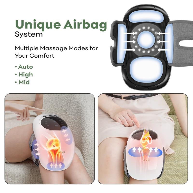 Revolutionary Knee Massager with Soothing Red Light Therapy for Ultimate Relaxation