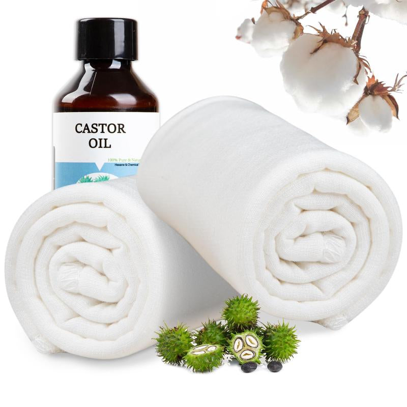 Transform Your Wellness Routine with Our 3-Pack Organic Castor Oil Pack Wrap – Reusable, Eco-Friendly, and Perfect for Relaxation