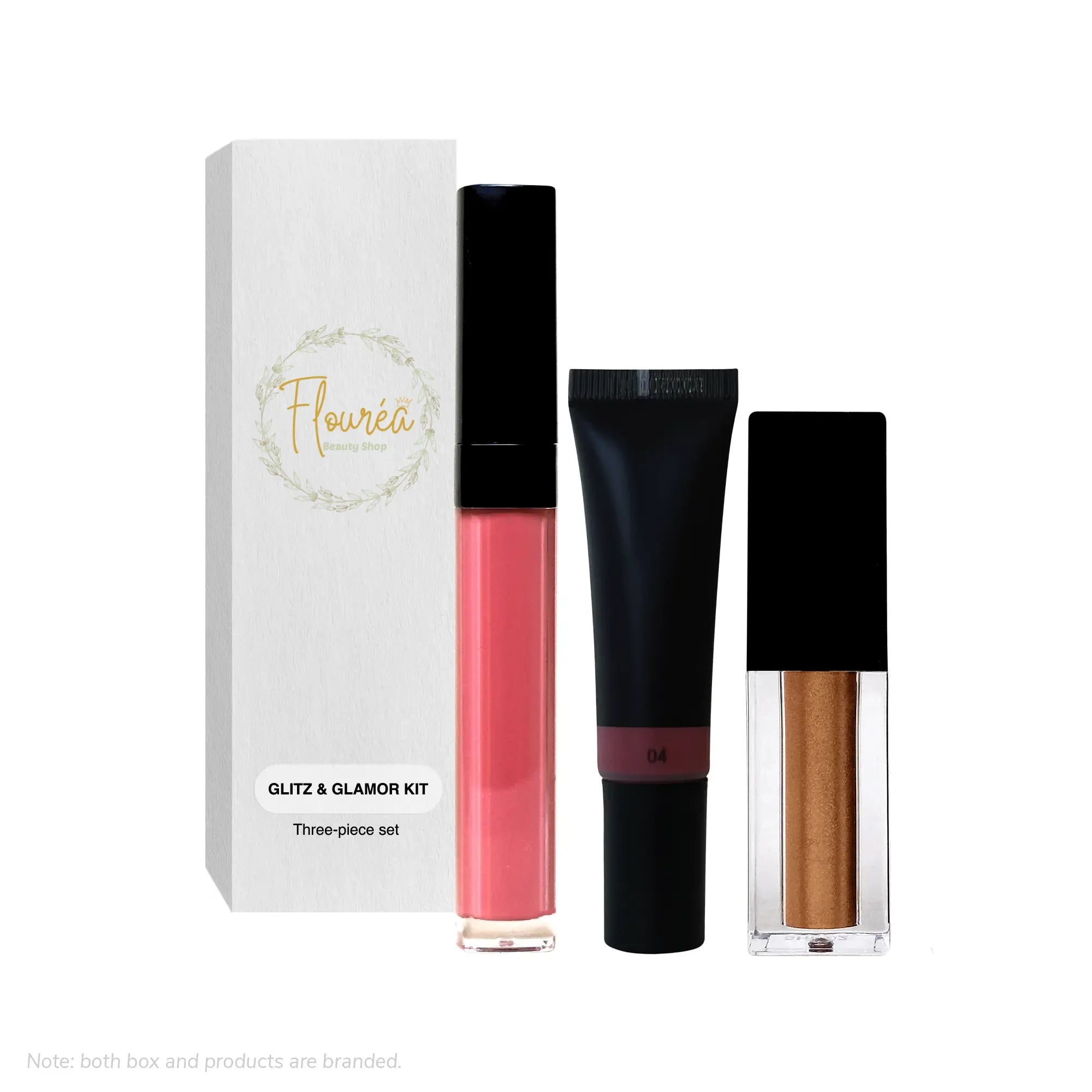 Flourea Glitz & Glamor - Vegan Makeup 3-Piece