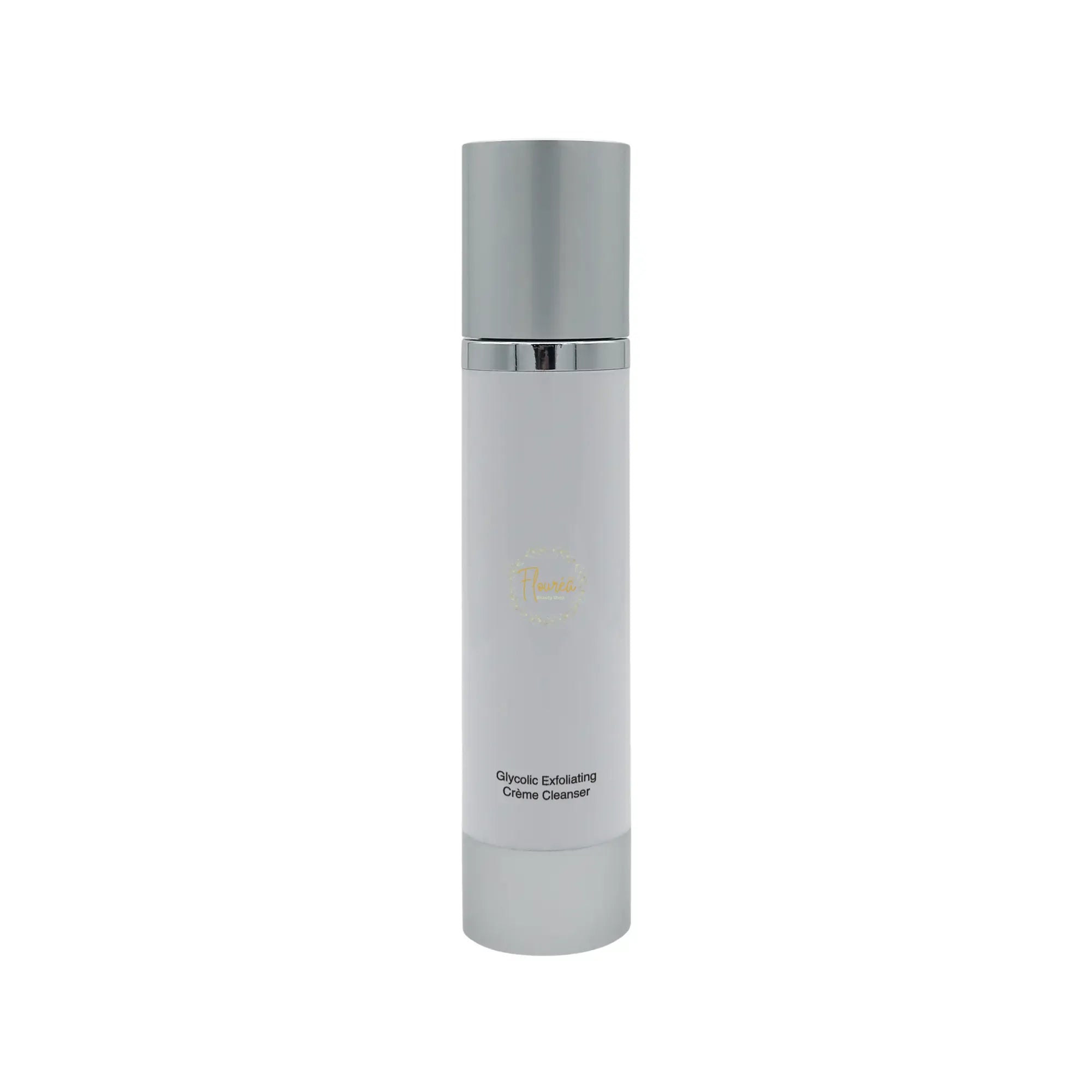 Flourea Glycolic Exfoliating Cleanser – Vegan, Gentle Daily Cleanser with Glycolic Acid, Lavender & Chamomile