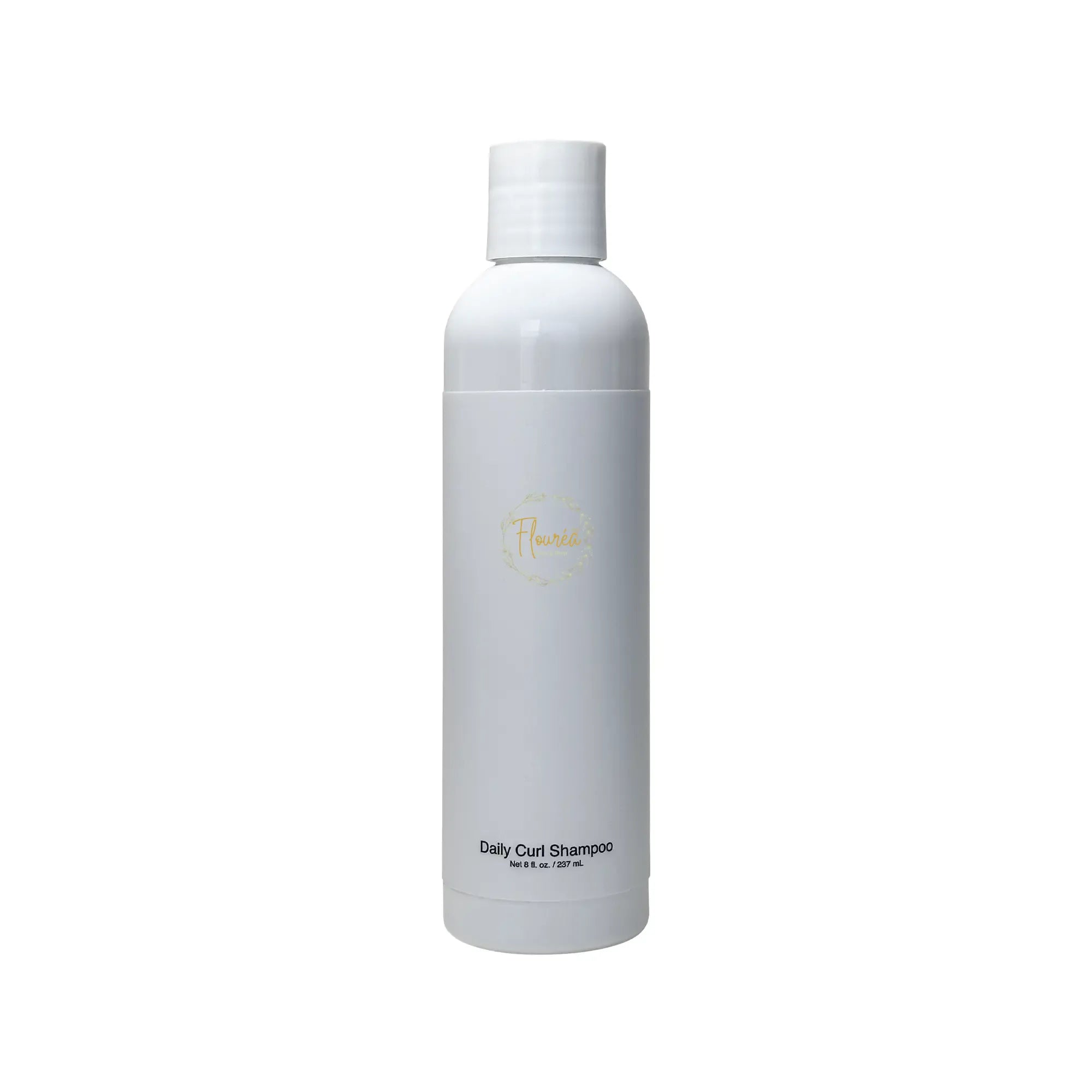Flourea Daily Curl Shampoo – Sulfate-Free, Vegan Formula with Aloe Vera & Shea Butter for Defined, Frizz-Free Curls