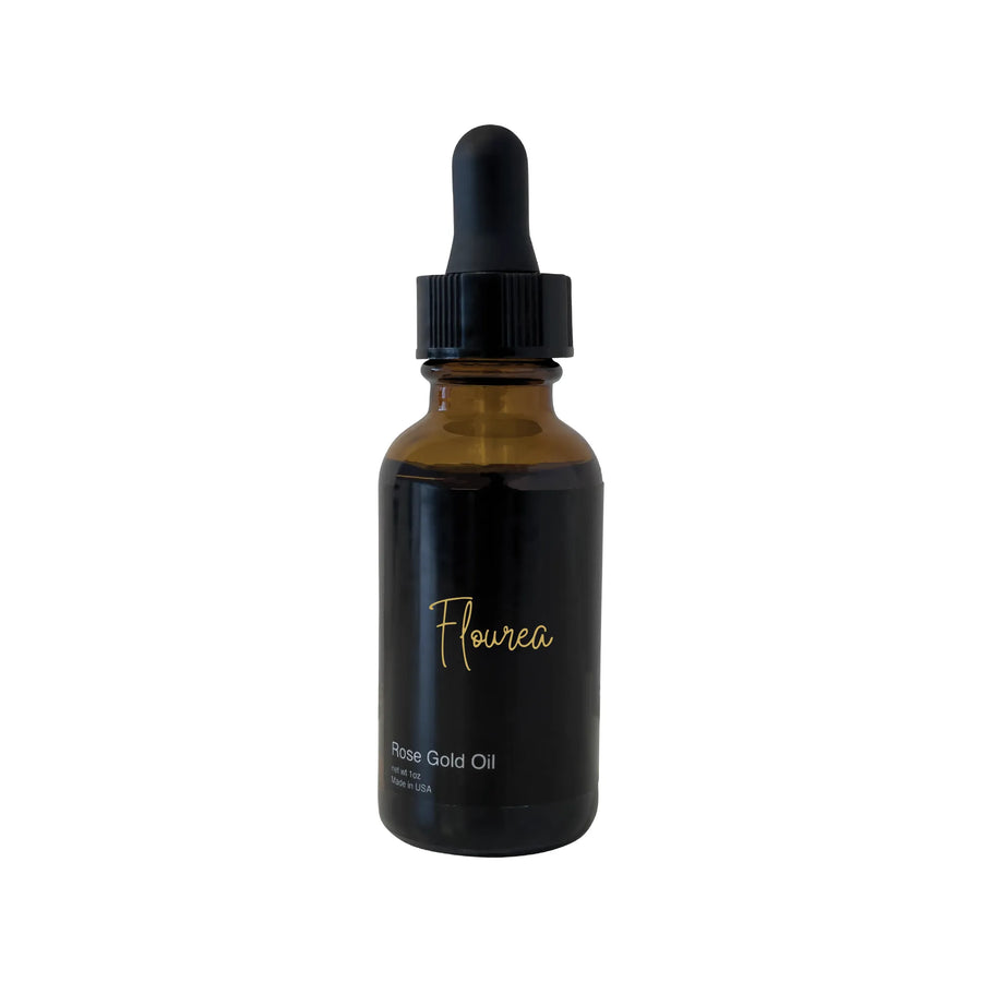 Luxury Rose Gold Vegan Facial Oil - Anti-Aging Serum Benefits