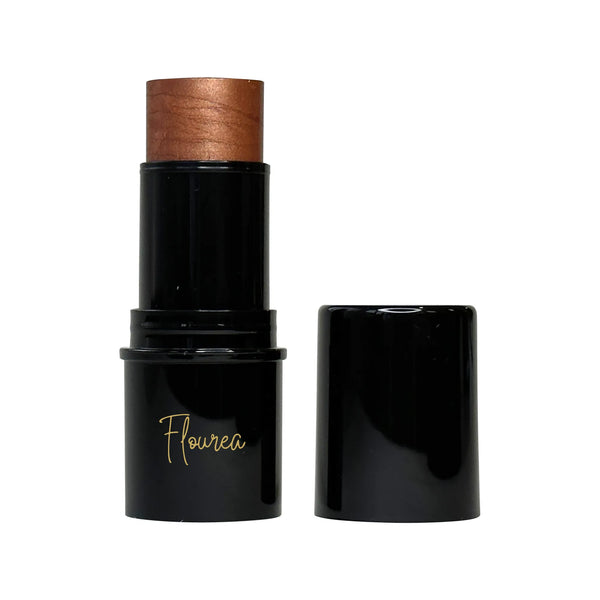 Radiant Glow Highlighter Stick with Vitamin C for all-day luminosity.