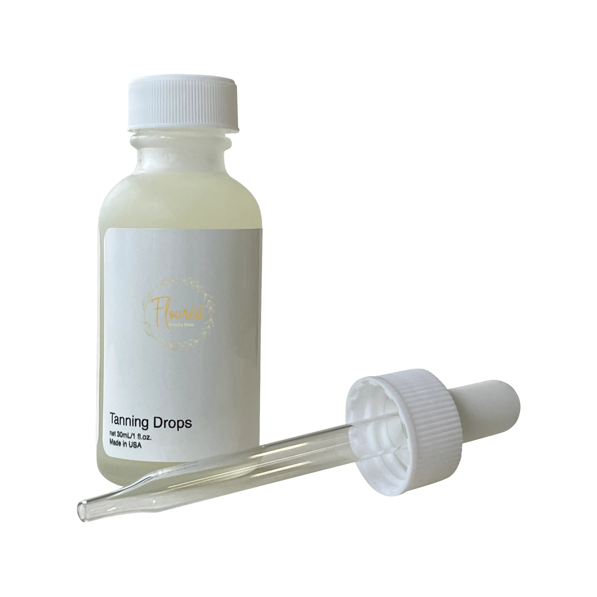 Flourea Tanning Drops – Customizable, Buildable Glow for a Sun-Kissed Complexion