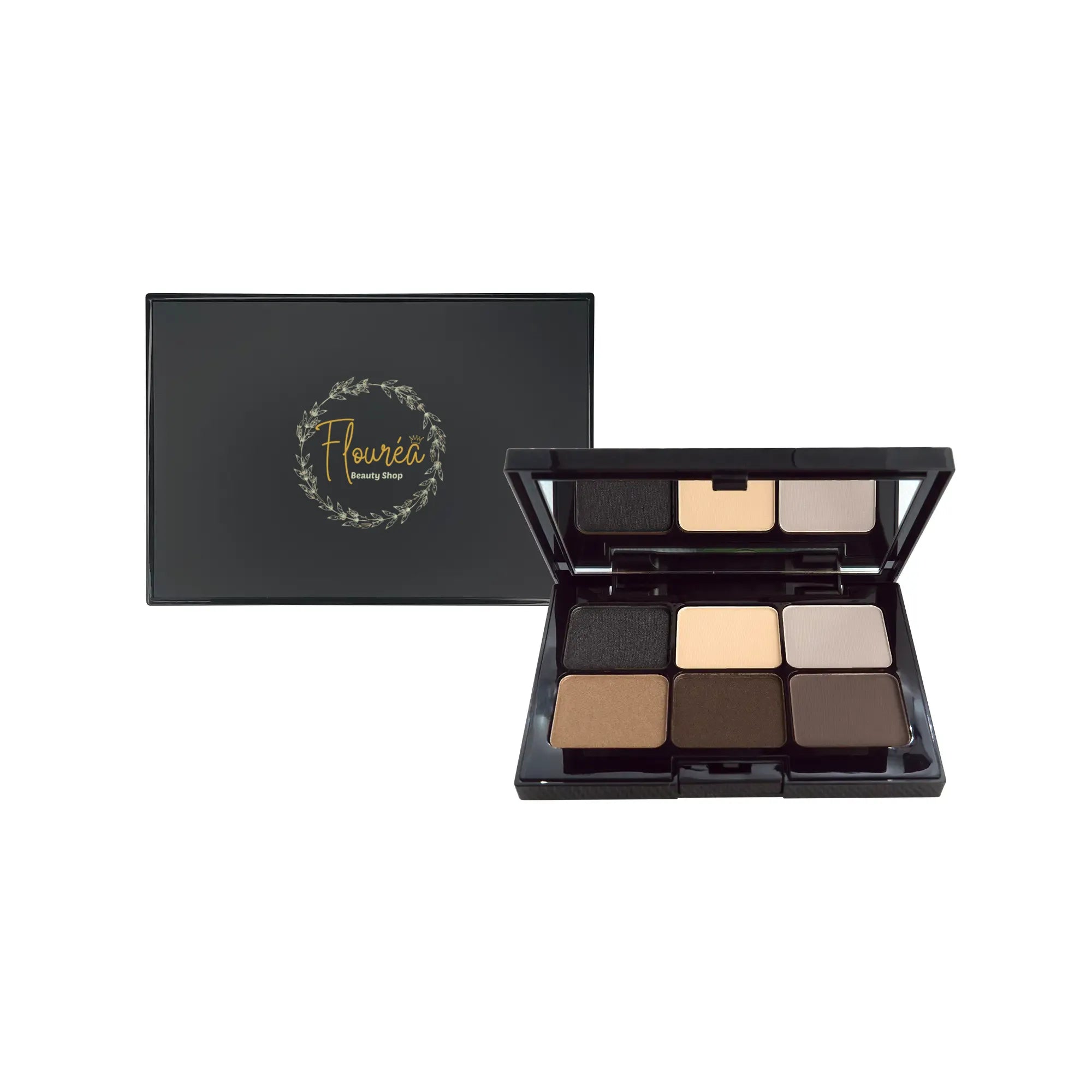 Flourea Shadow Palette Mood Highly Pigmented Shades for Versatile Eye Looks | Vegan, Paraben & Talc Free