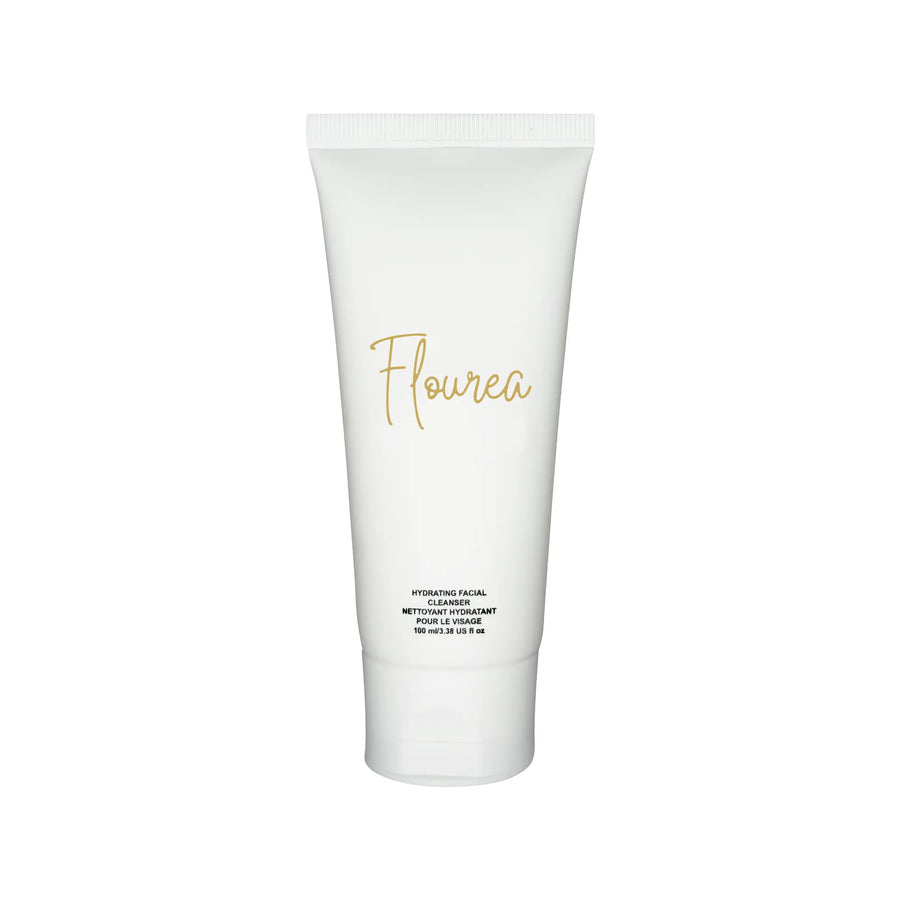 Flourea Hydrating Facial Cleanser — Gentle Daily Face Wash for Sensitive & Dry Skin