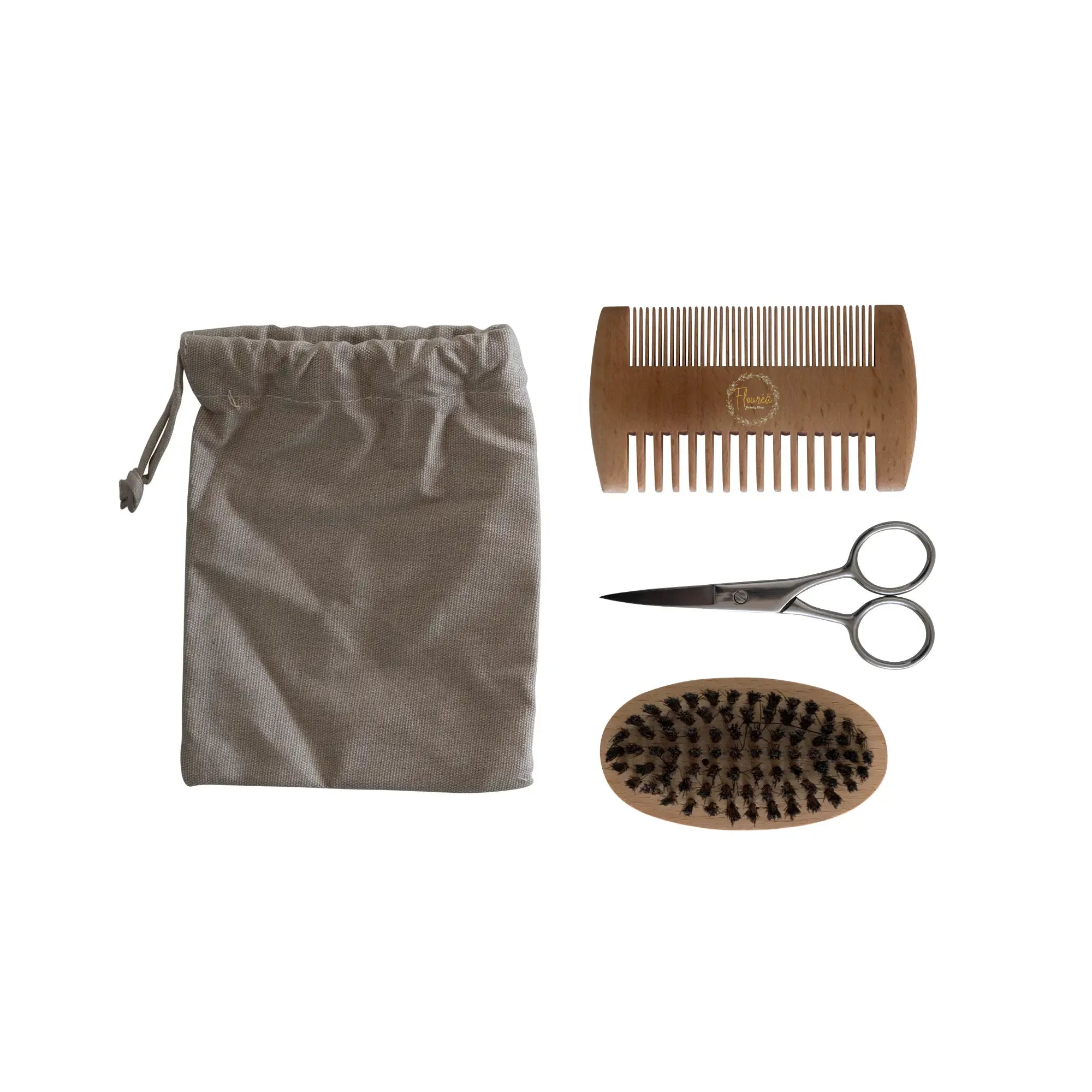 Flourea Grooming Kit – Premium Beard & Hair Maintenance Set