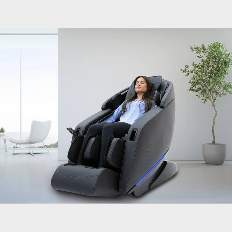 Sharper Image Axis 4D Massage Chair - Unleash Ultimate Relaxation with Bluetooth and Color Features