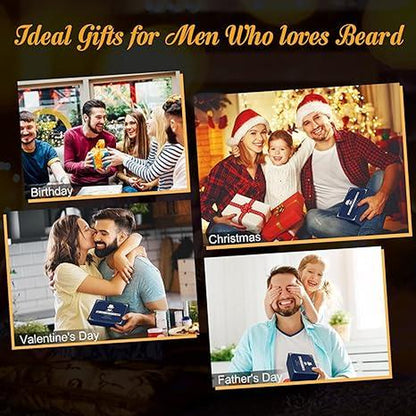 Unlock Your Best Beard: Jurgen K Beard Growth Kit - Complete Set with Nourishing Oil, Balm, Comb, Shaving Soap, and Massager for Fuller, Stronger Beards - Perfect Gift for Men on Any Occasion