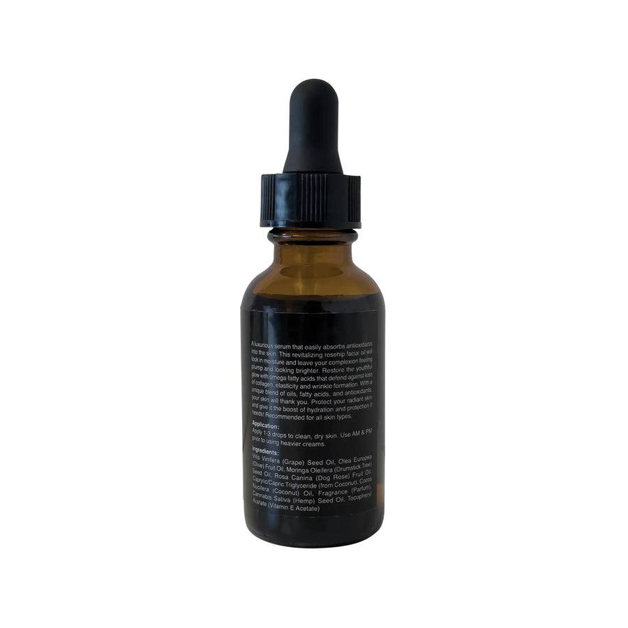 Luxury Rose Gold Vegan Facial Oil - Anti-Aging Serum Benefits
