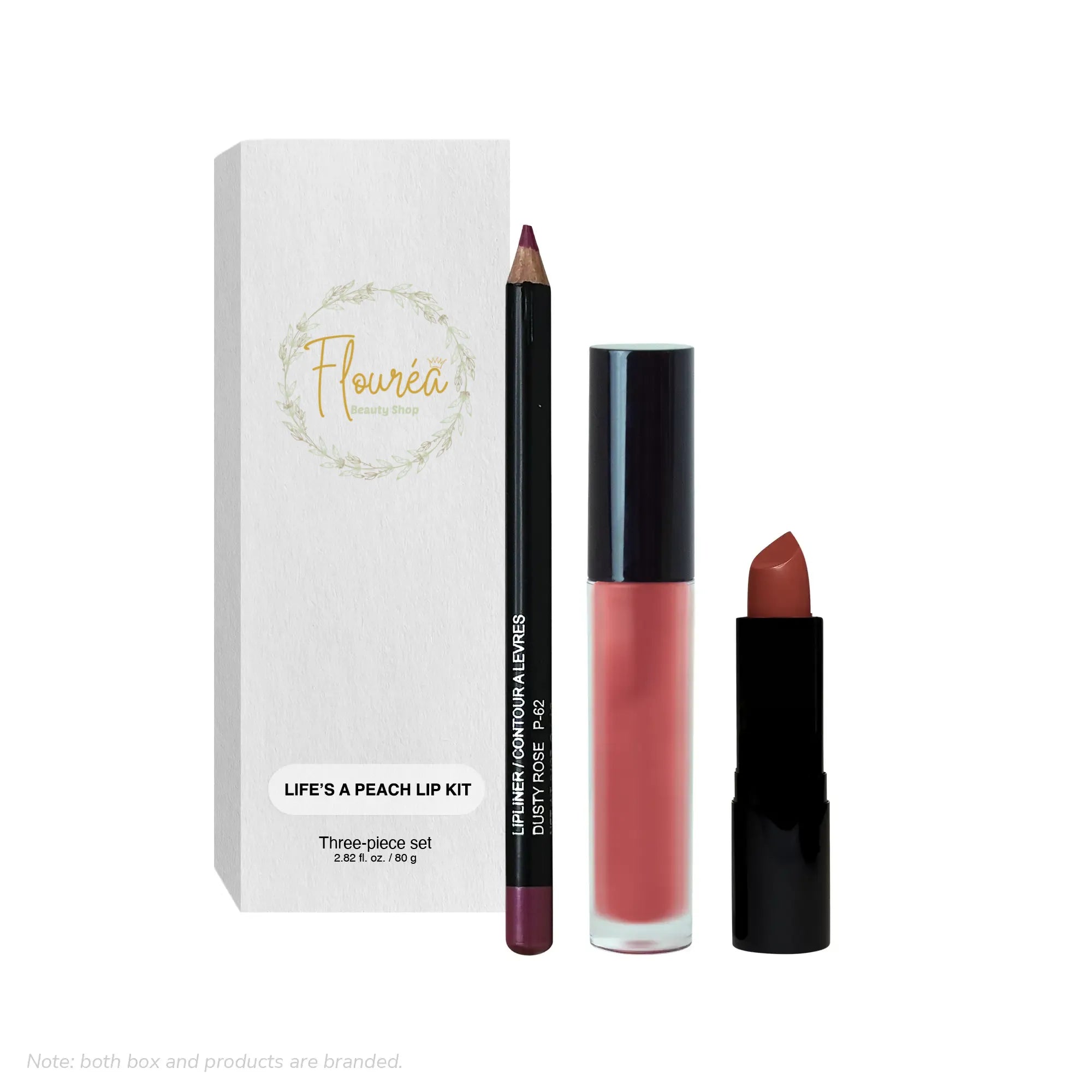 Flourea Lip Kit – Complete Lip Color Set for Perfectly Defined, Luscious Lips