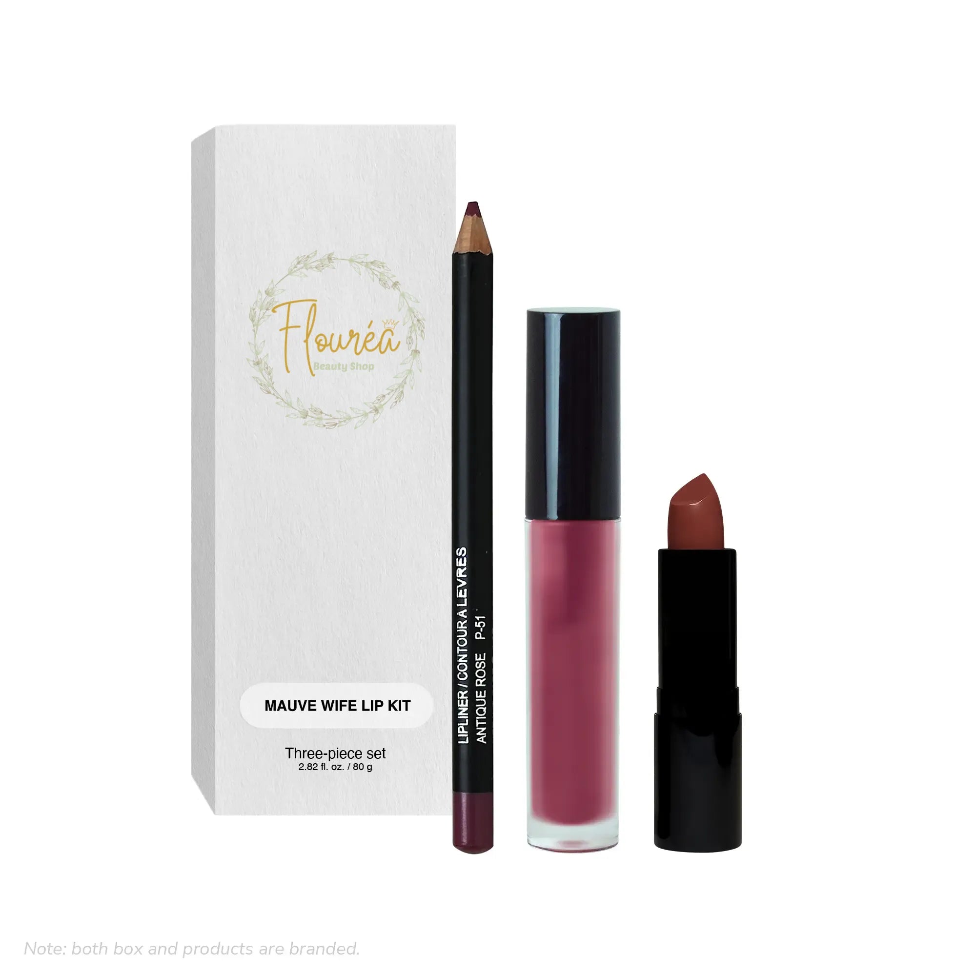 Flourea Lip Kit – Complete Lip Color Set for Perfectly Defined, Luscious Lips