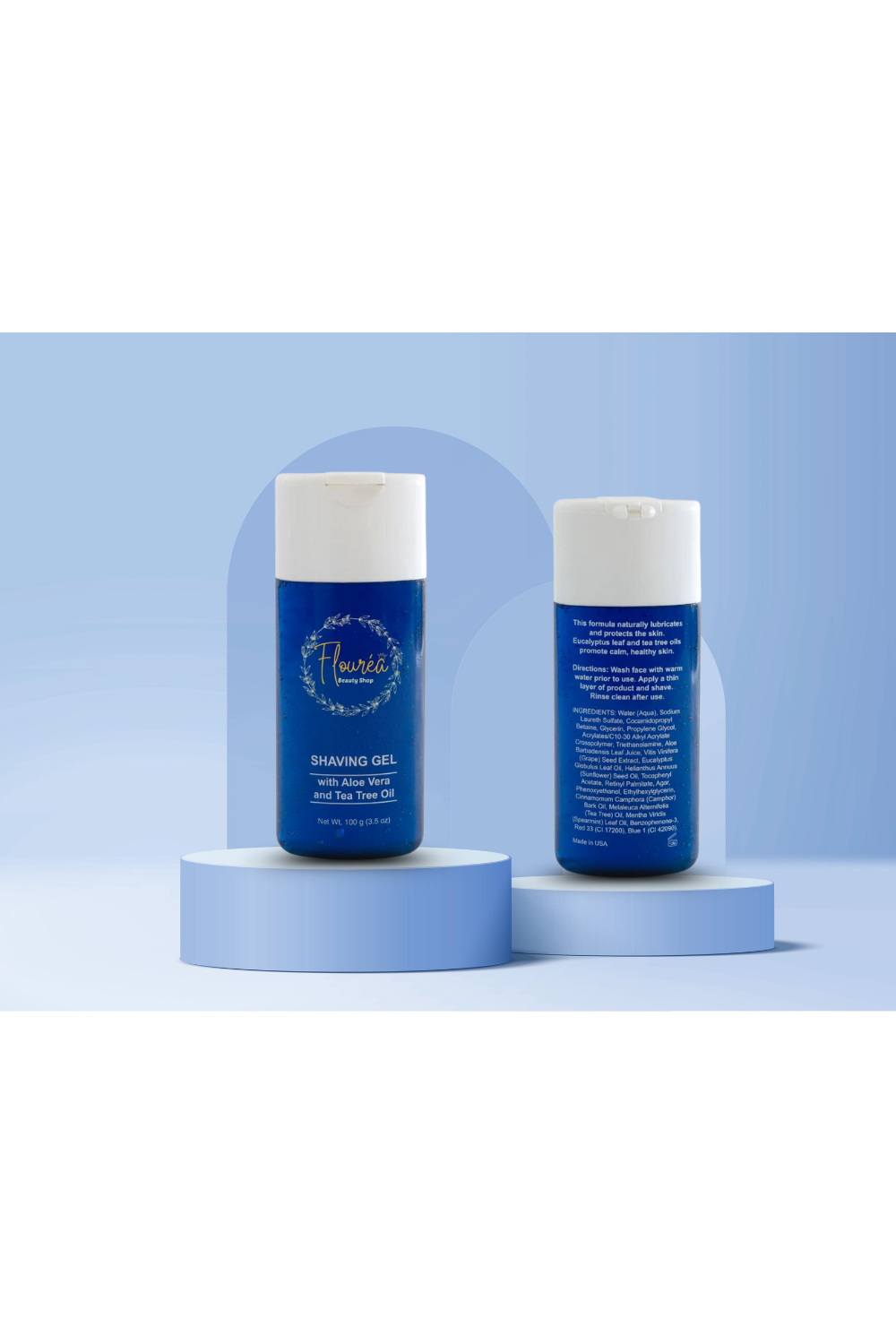 Flourea Shaving Gel – Smooth, Soothing Glide for a Close & Comfortable Shave