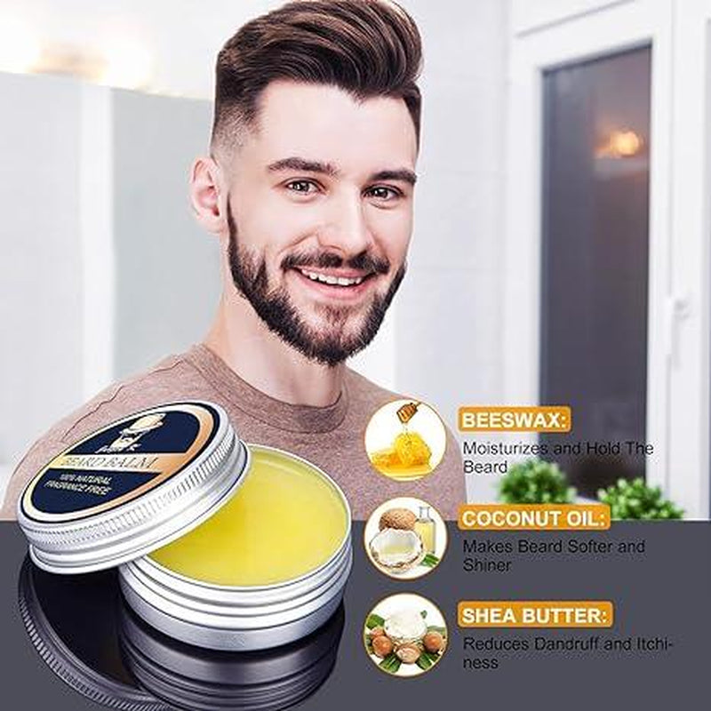 Unlock Your Best Beard: Jurgen K Beard Growth Kit - Complete Set with Nourishing Oil, Balm, Comb, Shaving Soap, and Massager for Fuller, Stronger Beards - Perfect Gift for Men on Any Occasion