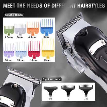 Professional Cordless Hair Clipper and Grooming Kit - Ultimate Electric Shaver and Nose Hair Trimmer Set for Men - Perfect for Christmas Gifts!