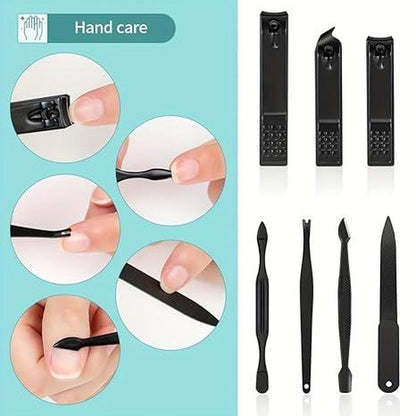 Ultimate 24-Piece Manicure Set - Professional Nail Clipper Kit for Men | Perfect Grooming Gift for Fathers, Husbands, and Boyfriends