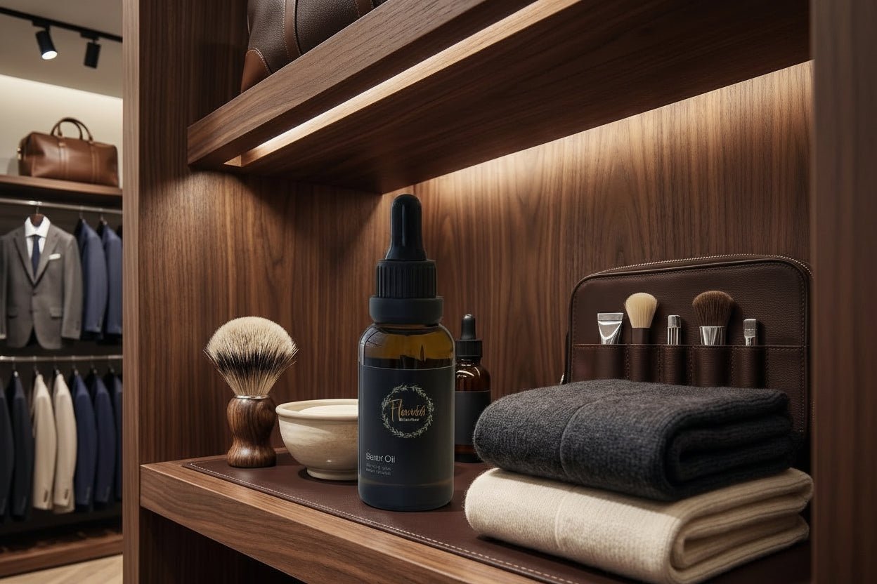 Flourea Beard Oil - Flourea Beauty - Vegan Makeup & Skincare