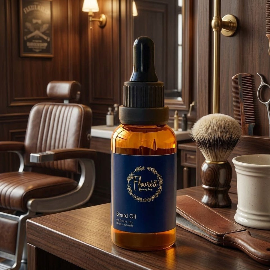 Premium Hydrating Beard Oil by Flourea - All Natural Formula