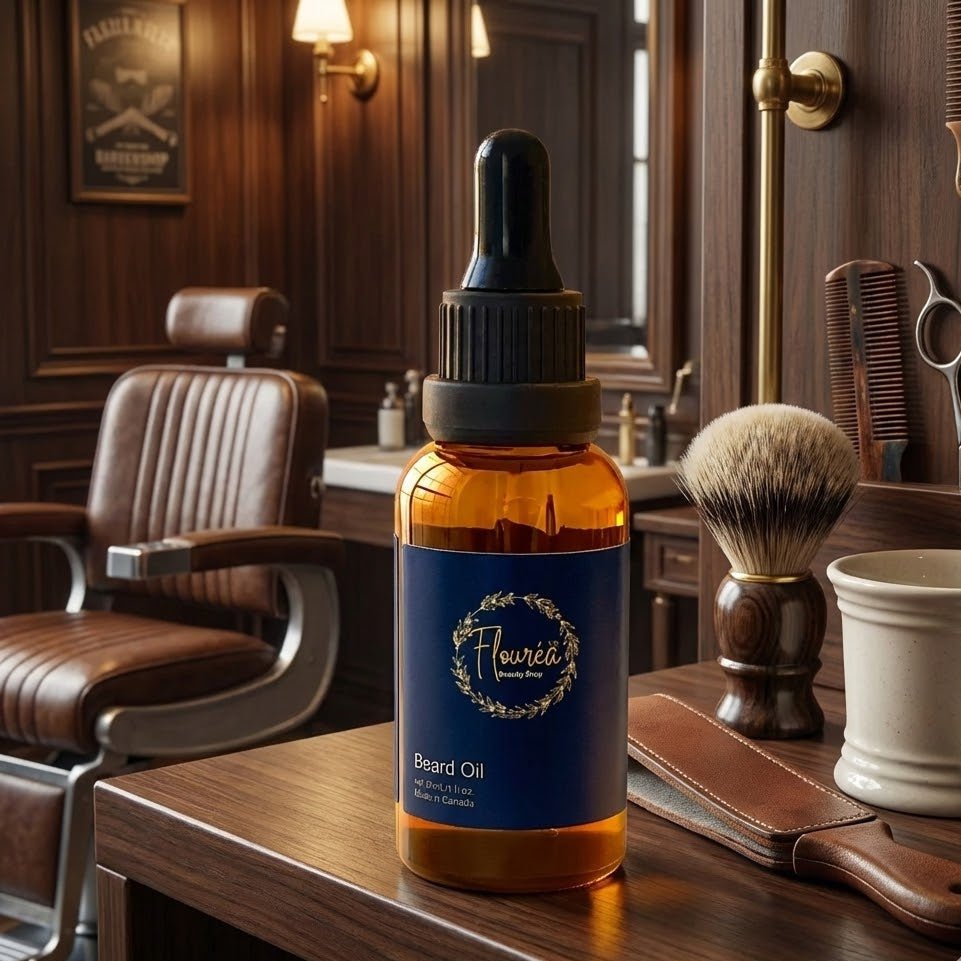 Flourea Beard Oil - Flourea Beauty - Vegan Makeup & Skincare
