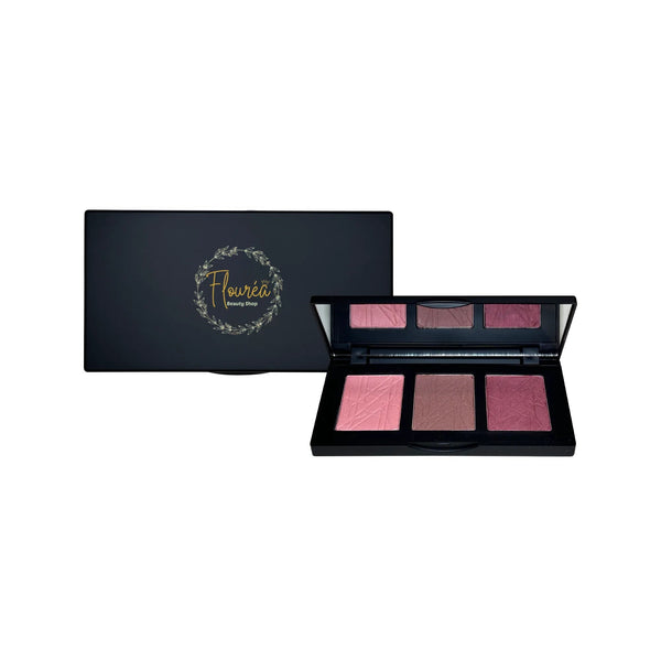 Flourea's Silky Blush Palette - Get the perfect natural makeup glow with buildable cheek color