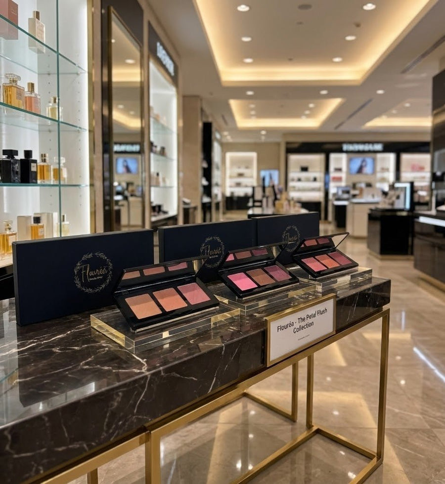 Flourea's Silky Blush Palette - Get the perfect natural makeup glow with buildable cheek color