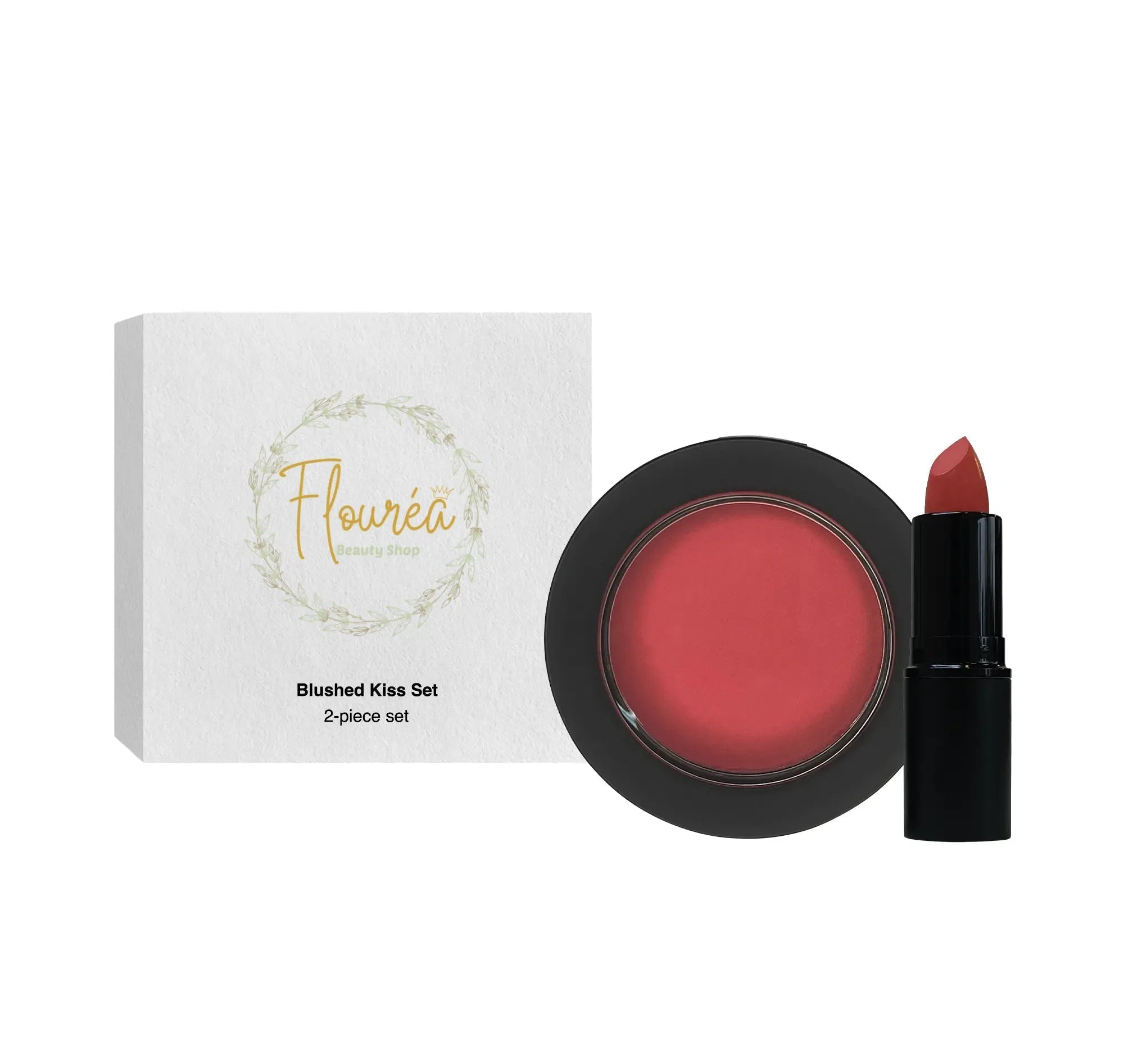 Flourea's Lip and Cheek Duo | Best Lipstick Blush Set in Mauve Trend