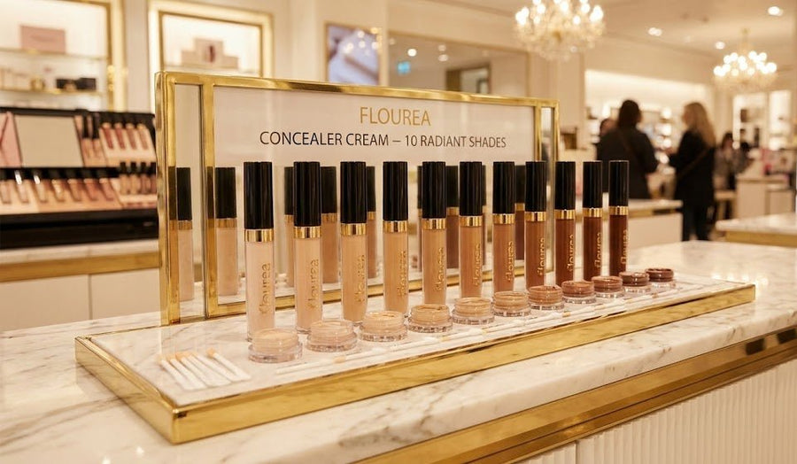 Flourea's Ultimate Full Cover Concealing Cream: Brightening Cream & Spot Treatment Combo