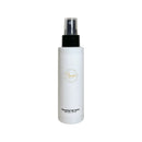 Flourea Volumizing Hair Spray 4 fl oz white bottle with black pump dispenser and clear cap against a plain white background, showing gold logo and labeling.