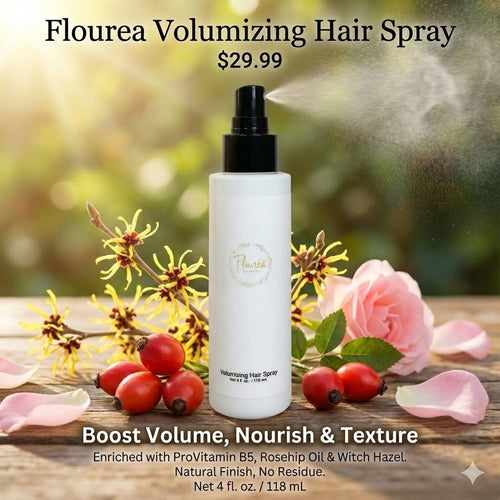 Flourea Volumizing Hair Spray - Flourea Beauty - Vegan Makeup & Skincare