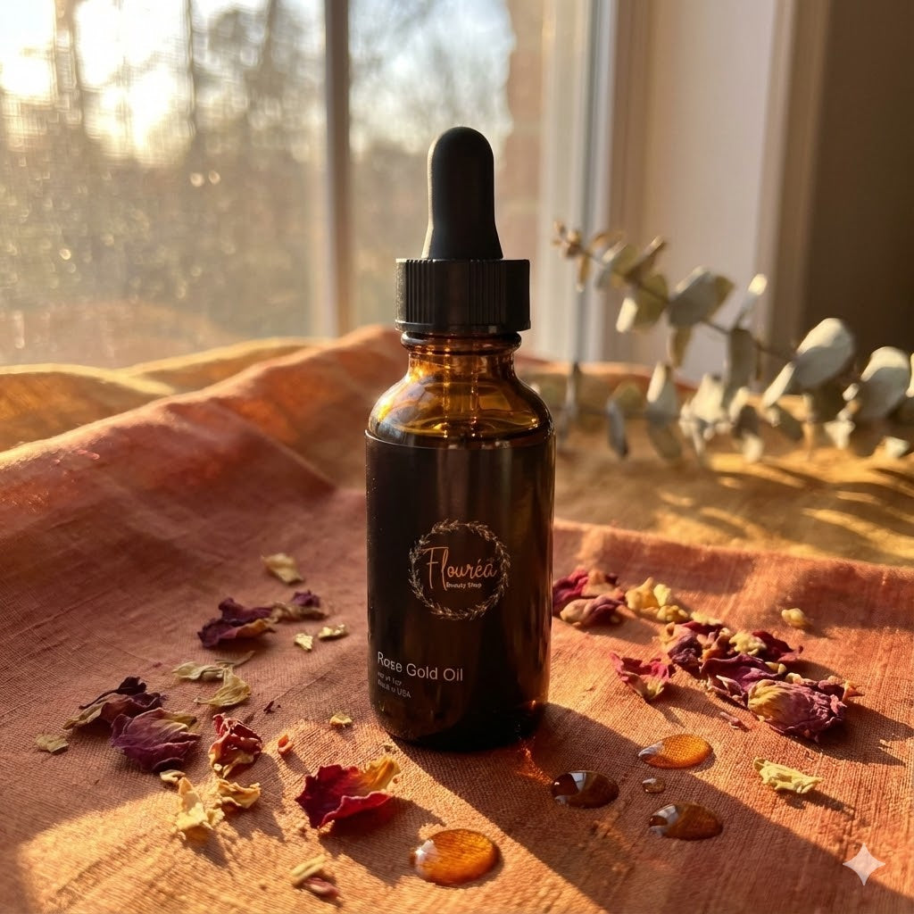 Flourea Anti-Aging Rose Gold Oil